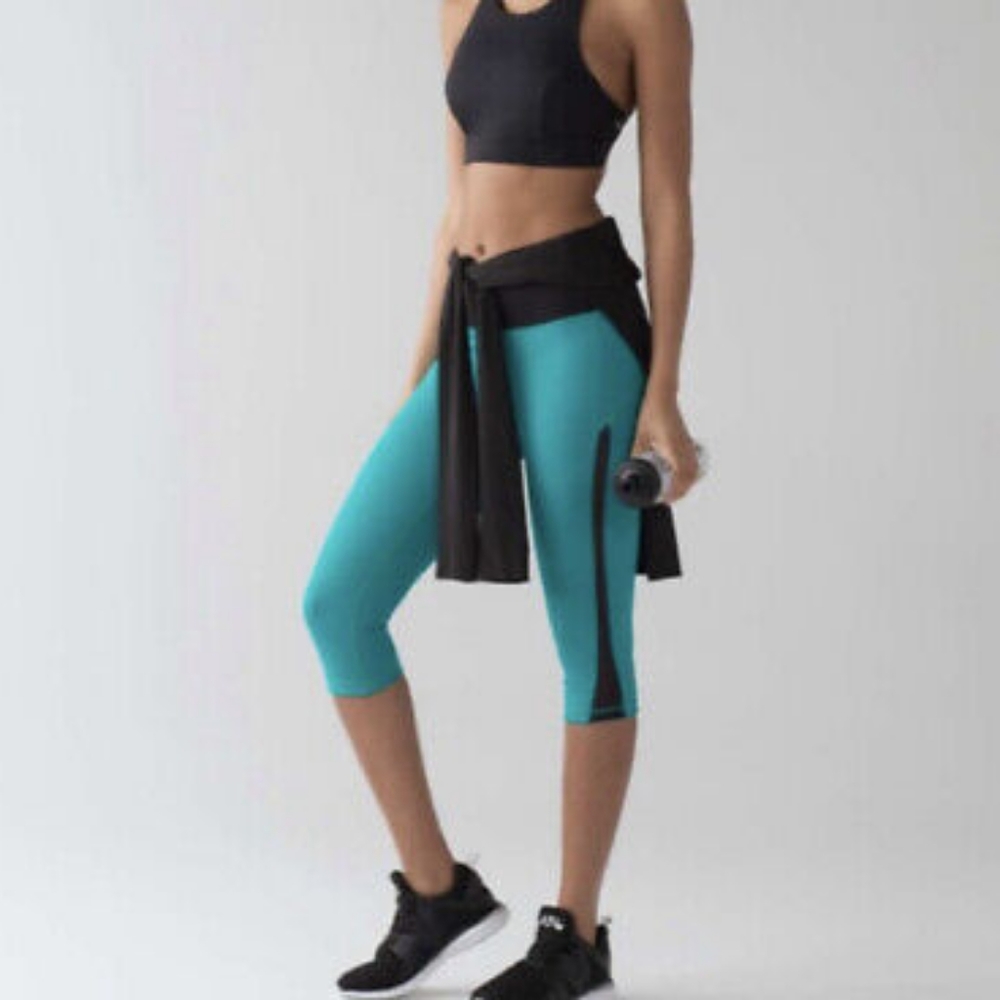 LuLuLemon Women’s Size 2 Smooth Stride Crop 17” Leggings